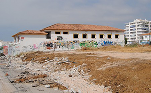 El antiguo Colegio Calpe se cncuentra actualmente abandonado. (Foto: J.Z.)