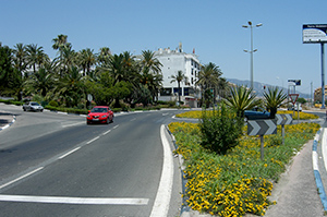 Cruce Carretera Nacional 340 con Calle Marqués del Duero